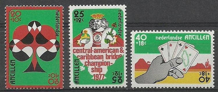 Znaczek Antyle Holenderskie 1977 Mi 332-334 Czyste **