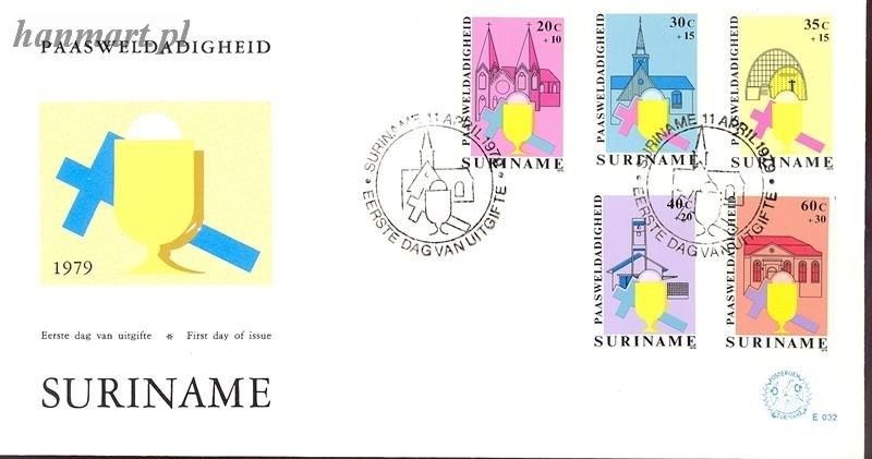 Znaczek Surinam 1979 Mi 864-868 FDC