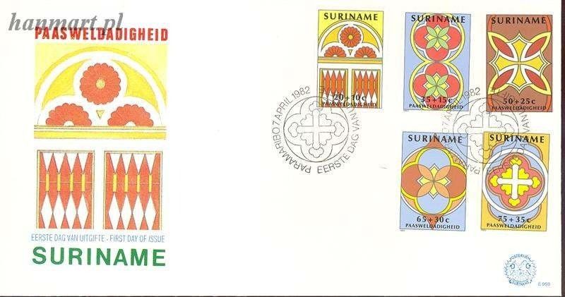 Znaczek Surinam 1982 Mi 978-982 FDC