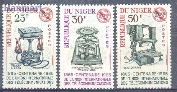 Znaczek Niger 1965 Mi 99-101 Czyste **
