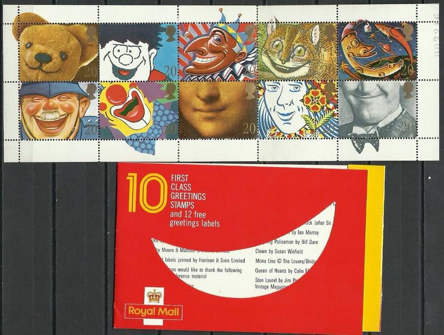 Znaczek Wielka Brytania 1990 Mi mh 1251-1260 Czyste **