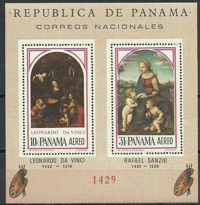 Znaczek Panama 1966 Mi bl 49 Czyste **