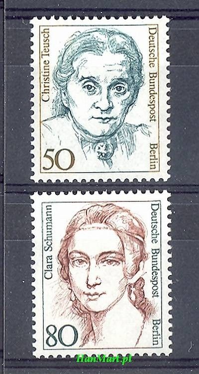 Znaczek Berlin Niemcy 1986 Mi 770-771 Czyste **