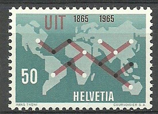 Znaczek Szwajcaria 1965 Mi 811 Czyste **