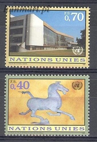 Znaczek Narody Zjednoczone Genewa 1996 Mi 286-287 Czyste **
