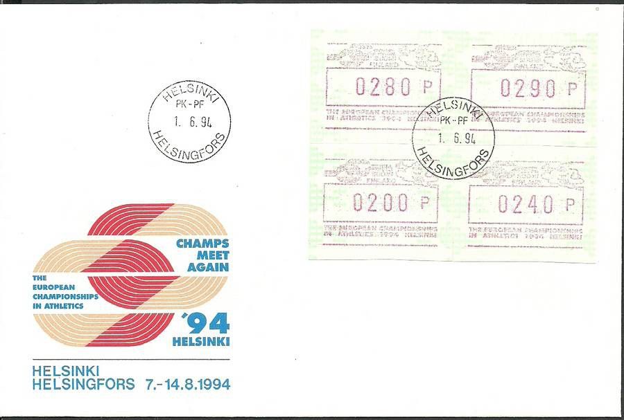 Znaczek Finlandia 1994 Mi aut 22 FDC