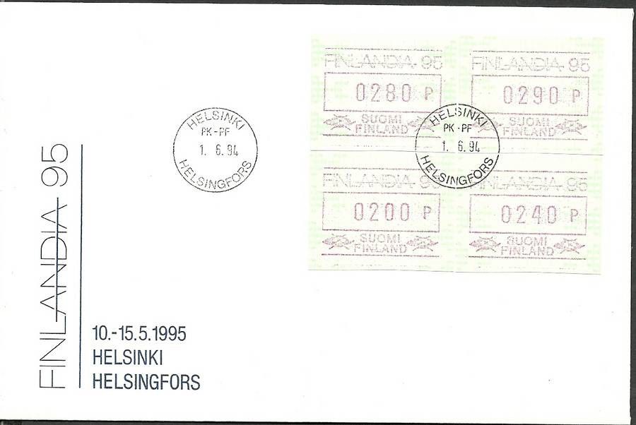 Znaczek Finlandia 1994 Mi aut 21 FDC