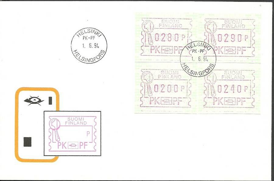 Znaczek Finlandia 1994 Mi aut 20 FDC