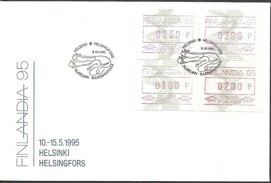 Znaczek Finlandia 1994 Mi aut 18 FDC
