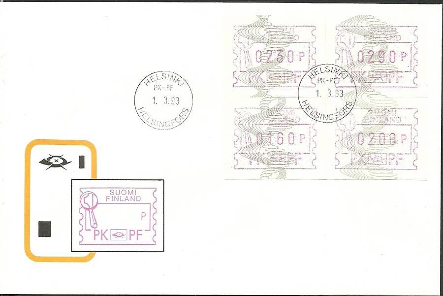 Znaczek Finlandia 1993 Mi aut 17 FDC
