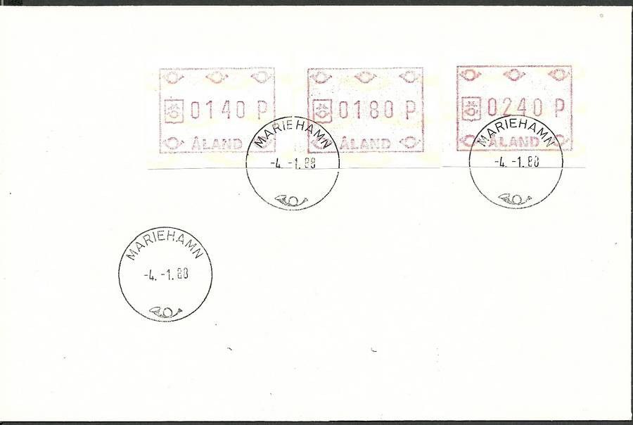 Znaczek Wyspy Alandzkie 1988 Mi aut2 FDC
