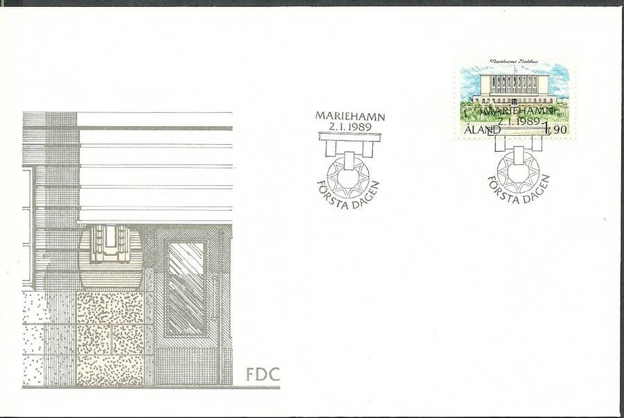 Znaczek Wyspy Alandzkie 1989 Mi 32 FDC