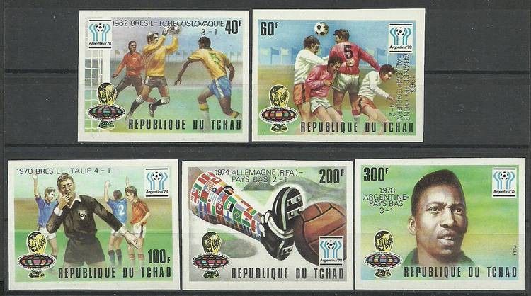 Znaczek Czad 1978 Mi 841-845B Czyste **