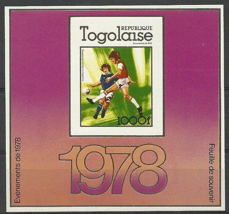 Znaczek Togo 1978 Mi bl 128B Czyste **