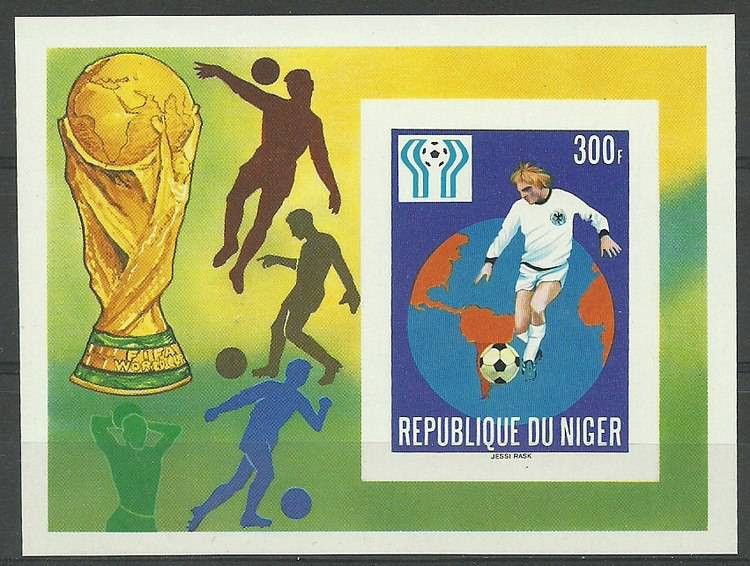 Znaczek Niger 1978 Mi bl 20B Czyste **
