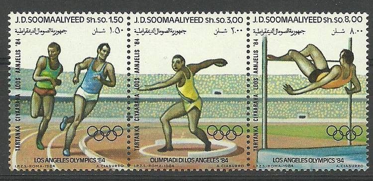 Znaczek Somalia 1984 Mi 353-355 Czyste **