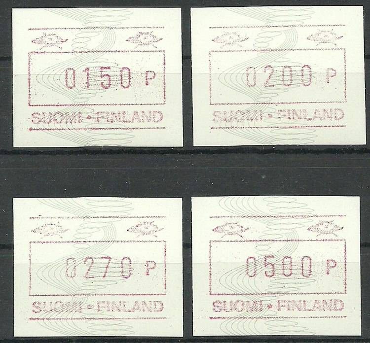 Znaczek Finlandia 1989 Mi aut 7 Czyste **