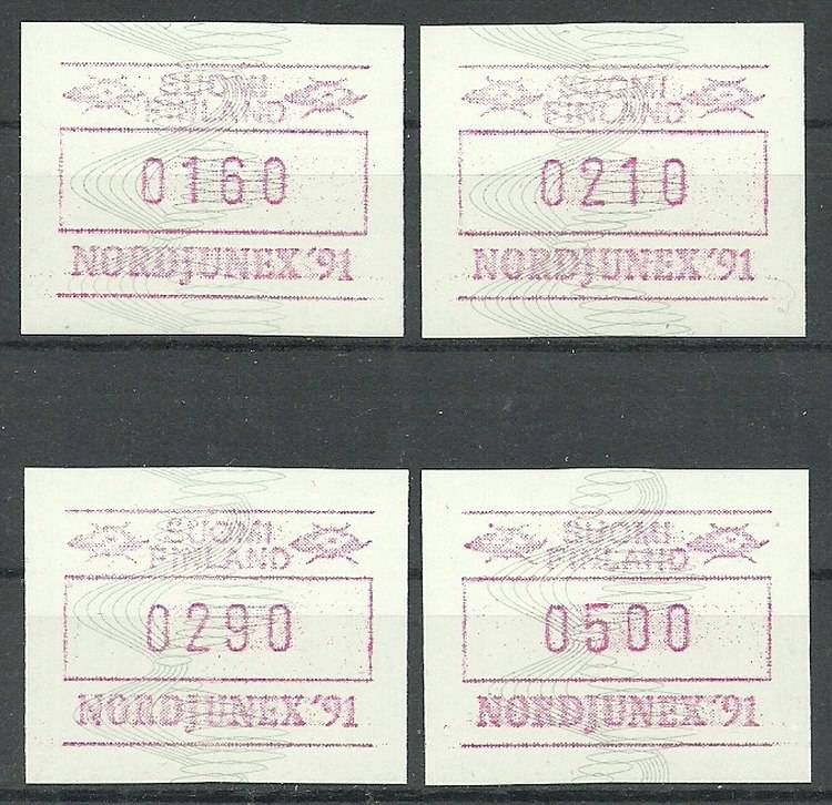 Znaczek Finlandia 1991 Mi aut 11 Czyste **