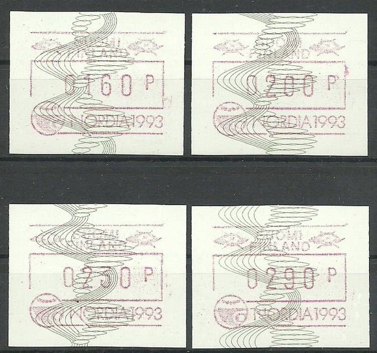 Znaczek Finlandia 1993 Mi aut 16 Czyste **