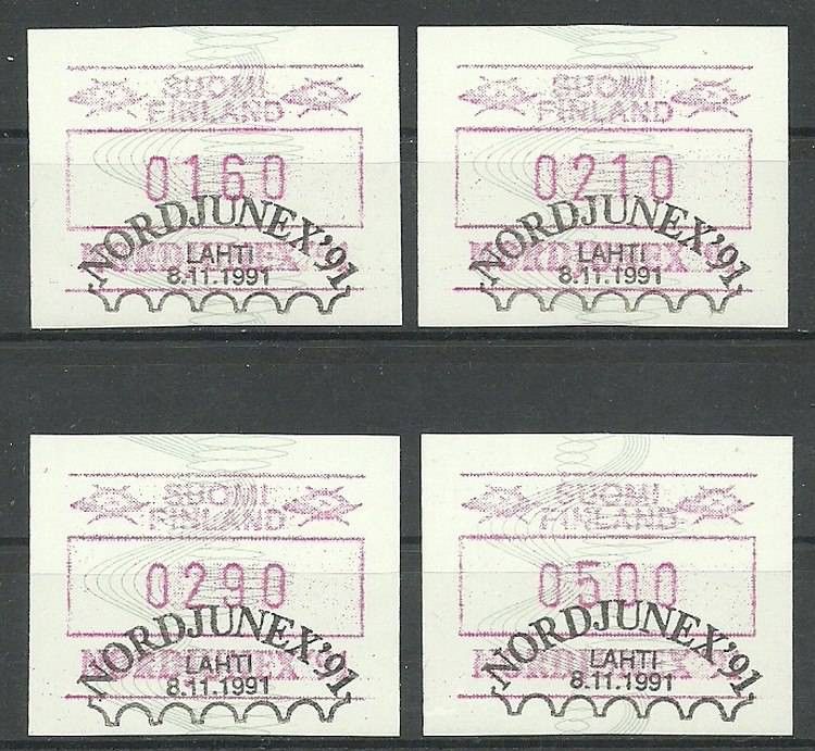 Znaczek Finlandia 1991 Mi aut 11 Stemplowane