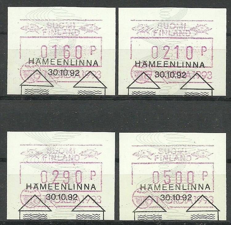 Znaczek Finlandia 1992 Mi aut 13 Stemplowane