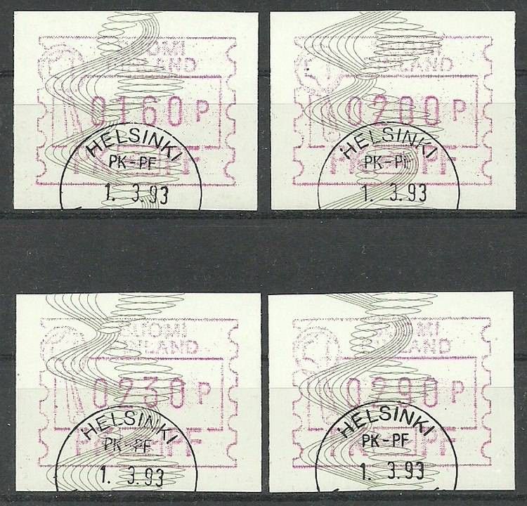 Znaczek Finlandia 1993 Mi aut 17 Stemplowane