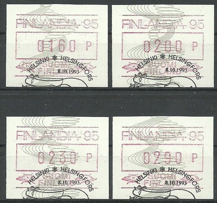 Znaczek Finlandia 1993 Mi aut 18 Stemplowane