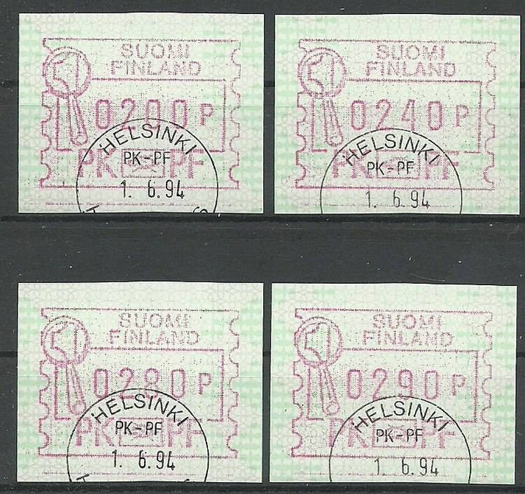 Znaczek Finlandia 1994 Mi aut 20 Stemplowane