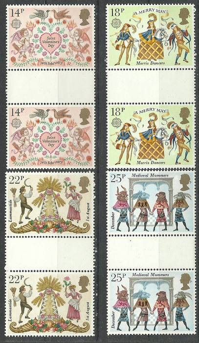 Znaczek Wielka Brytania 1981 Mi 867-870 Czyste **
