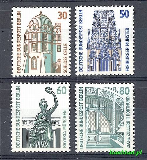 Znaczek Berlin Niemcy 1987 Mi 793-796 Czyste **