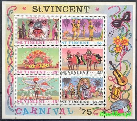 Znaczek St. Vincent 1975 Mi bl 4 Czyste **