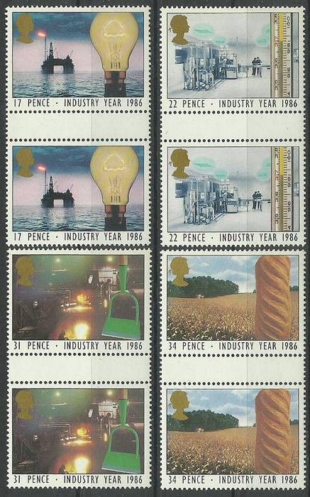 Znaczek Wielka Brytania 1986 Mi 1056-1059 Czyste **