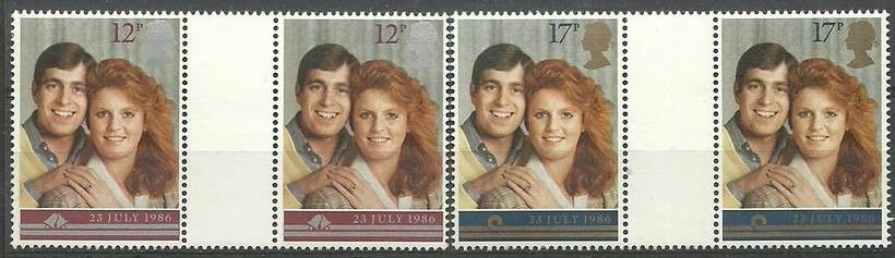 Znaczek Wielka Brytania 1986 Mi 1081-1082 Czyste **