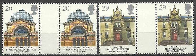 Znaczek Wielka Brytania 1990 Mi 1261-1262 Czyste **