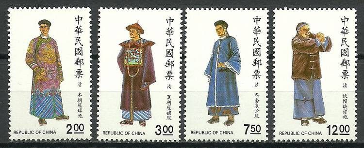 Znaczek Tajwan 1991 Mi 1978-1981 Czyste **