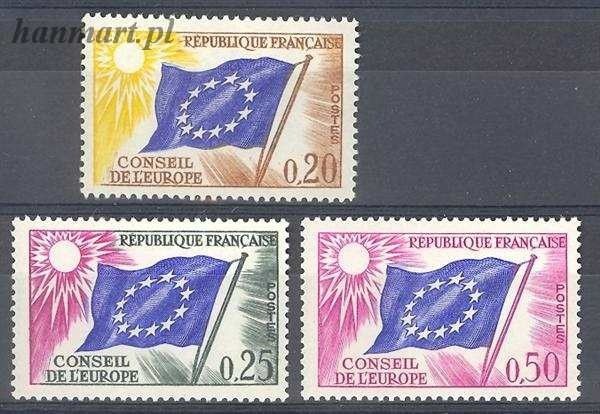 Znaczek Francja 1963 Mi die 7-9 Czyste **