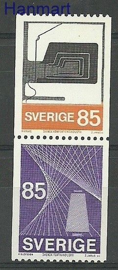 Znaczek Szwecja 1974 Mi 864-865 Czyste **