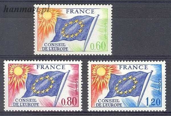 Znaczek Francja 1975 Mi die 16-18 Czyste **