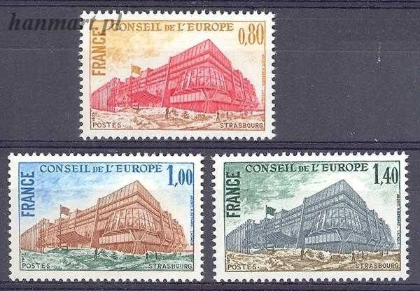 Znaczek Francja 1977 Mi die 20-22 Czyste **
