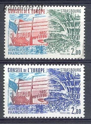 Znaczek Francja 1983 Mi die 32-33 Czyste **