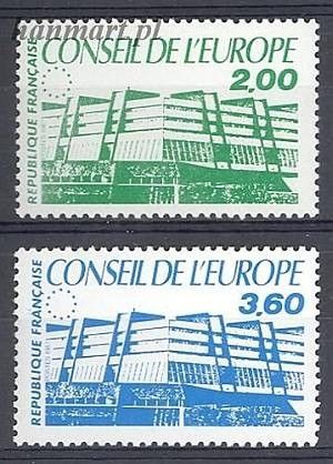 Znaczek Francja 1987 Mi 43-44 Czyste **