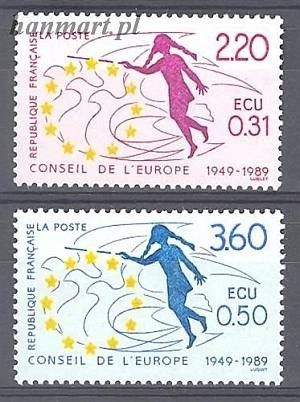 Znaczek Francja 1989 Mi die 45-46 Czyste **