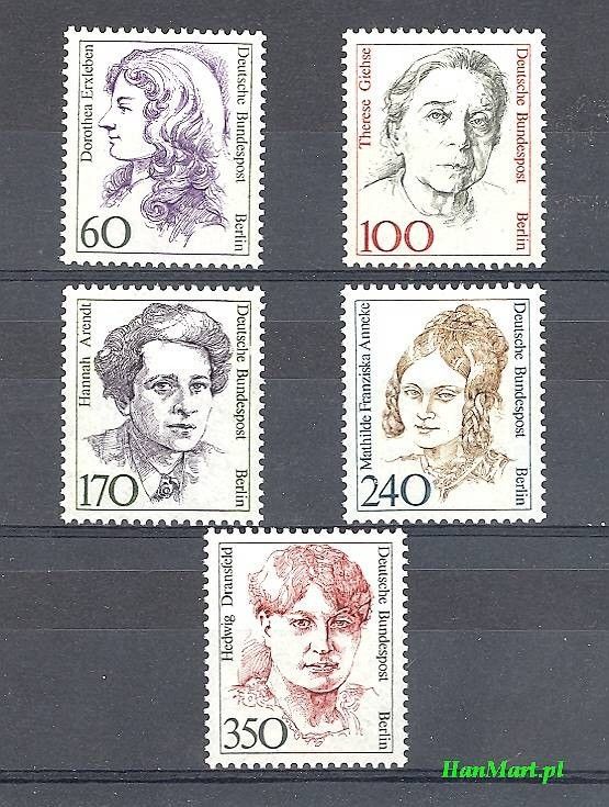 Znaczek Berlin Niemcy 1988 Mi 824-828 Czyste **