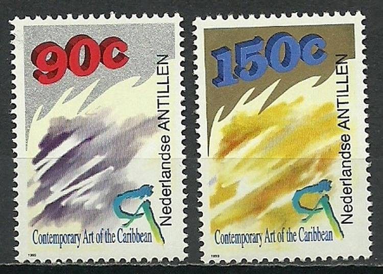 Znaczek Antyle Holenderskie 1993 Mi 783-784 Czyste **