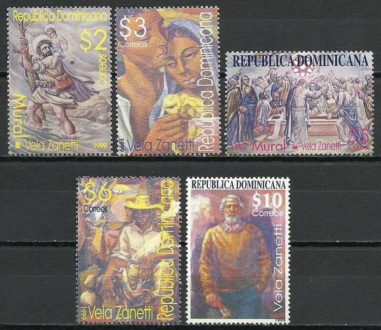 Znaczek Dominikana 1999 Mi 1960-1964 Czyste **