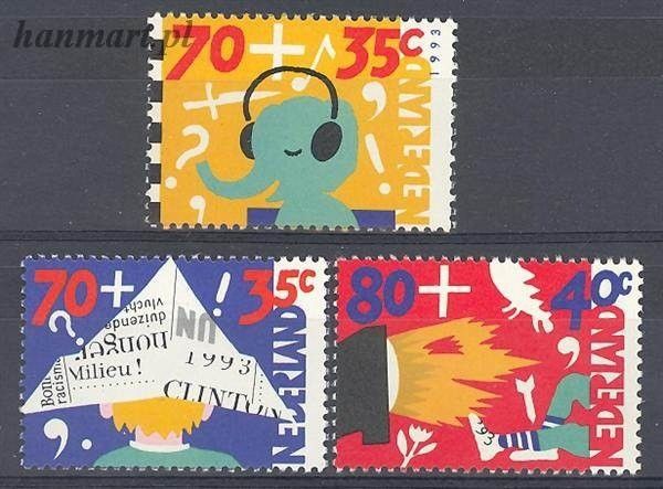 Znaczek Holandia 1993 Mi 1492-1494IA Czyste **