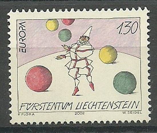 Znaczek Liechtenstein 2002 Mi 1284 Czyste **