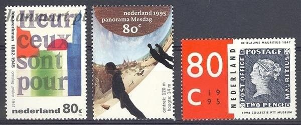 Znaczek Holandia 1995 Mi 1532-1534 Czyste **