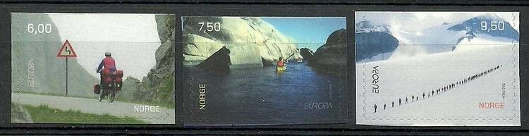 Znaczek Norwegia 2004 Mi 1497-1499Do Czyste **