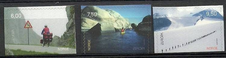 Znaczek Norwegia 2004 Mi 1497-1499Du Czyste **
